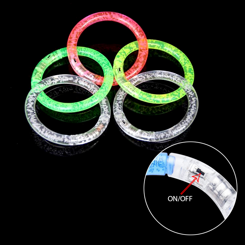 vòng đeo tay nhựa phát sáng led vòng đeo tay nhựa phát sáng led