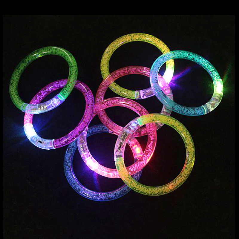 vòng đeo tay nhựa phát sáng led vòng đeo tay nhựa phát sáng led