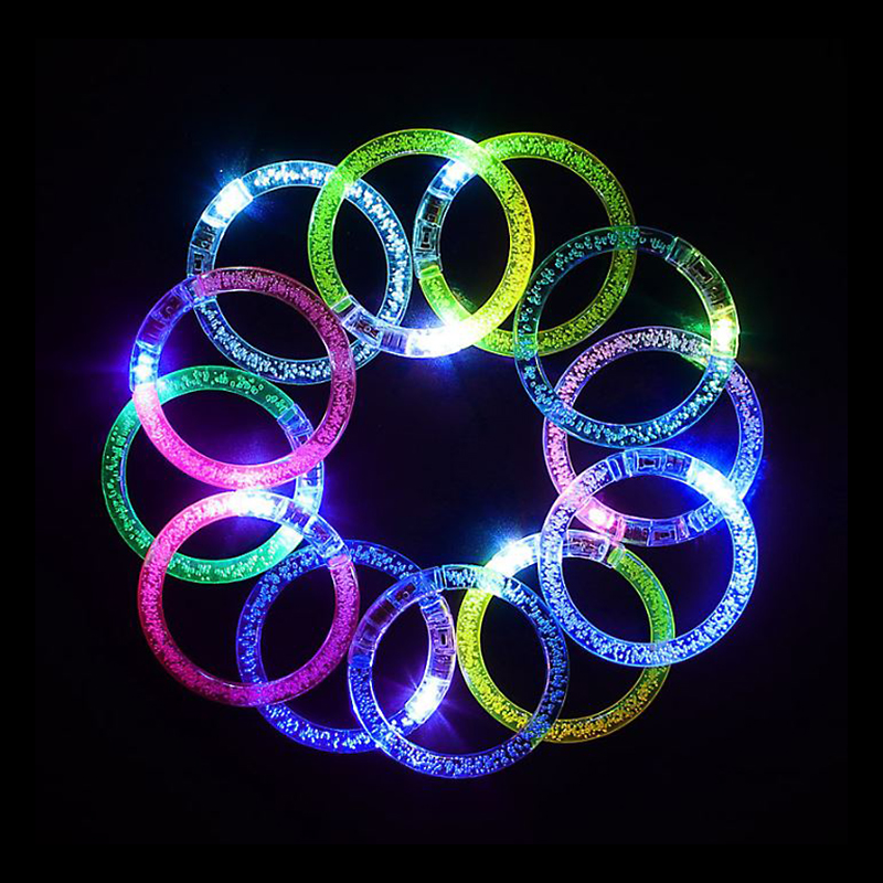 vòng đeo tay nhựa phát sáng led vòng đeo tay nhựa phát sáng led