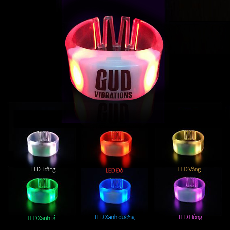 vòng đeo tay phát sáng led 15 màu vòng đeo tay phát sáng led 15 màu