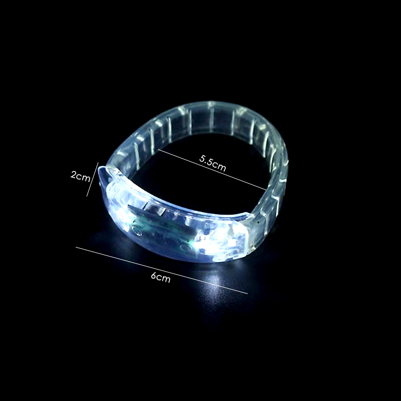 Vòng đeo tay phát sáng led trắng Vòng đeo tay phát sáng led trắng