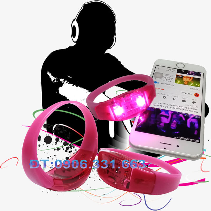 vòng đeo tay cảm ứng âm thanh vòng đeo tay cảm ứng âm thanh