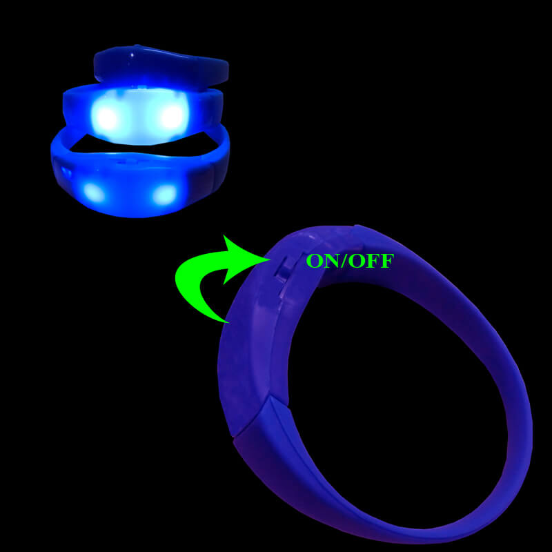 Vòng đeo tay phát sáng xanh dương Vòng đeo tay phát sáng xanh dương