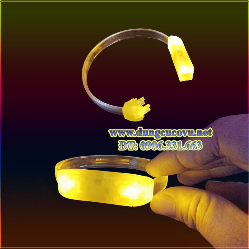 vòng đeo led tay màu vàng vòng đeo led tay màu vàng