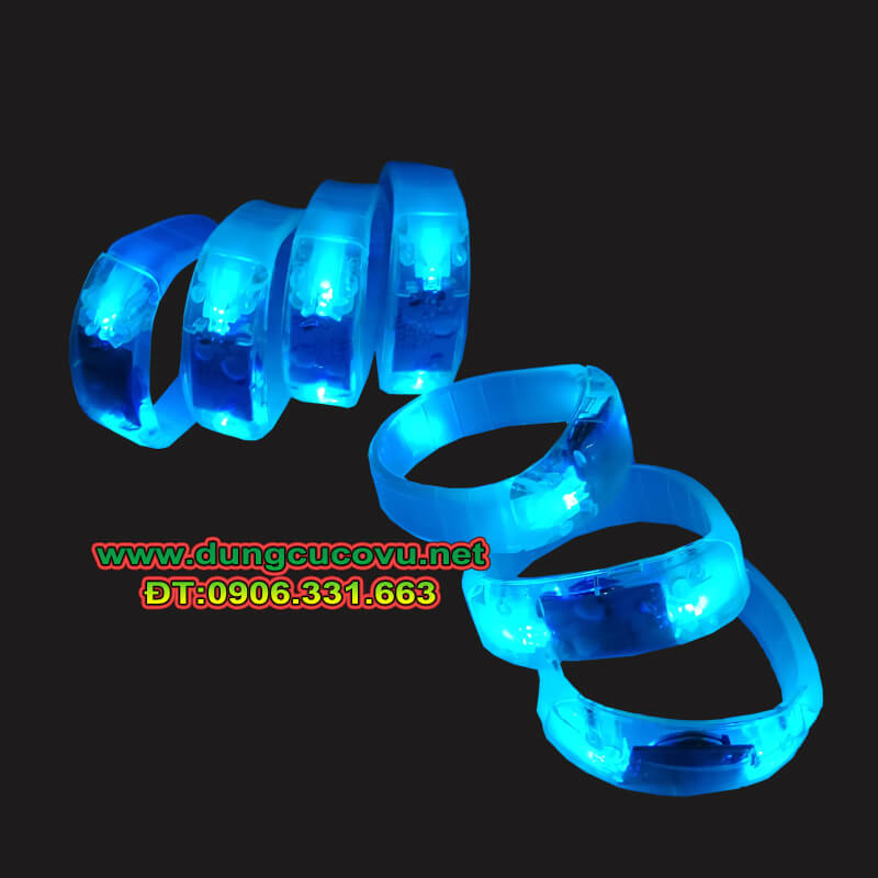vòng tay phát sáng led xanh dương vòng tay phát sáng led xanh dương
