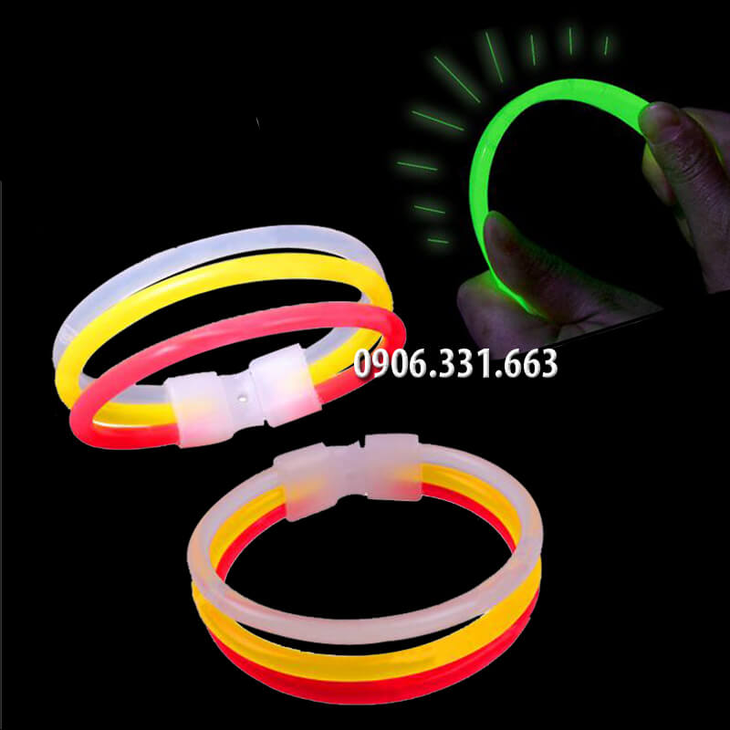 vòng tay dạ quang phát sáng vòng tay dạ quang phát sáng