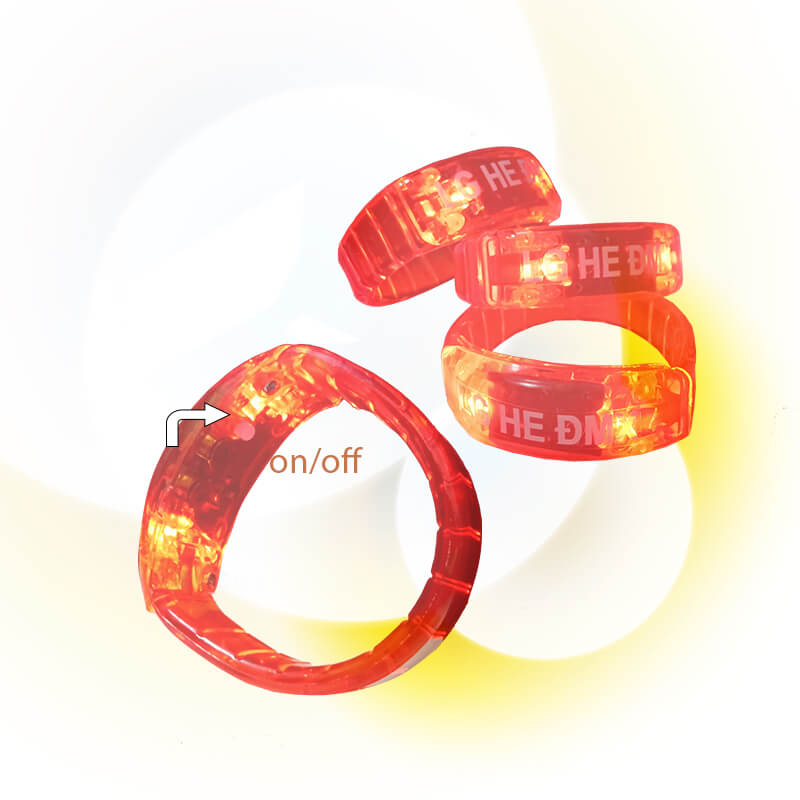 vòng tay đèn led dán logo vòng tay đèn led dán logo