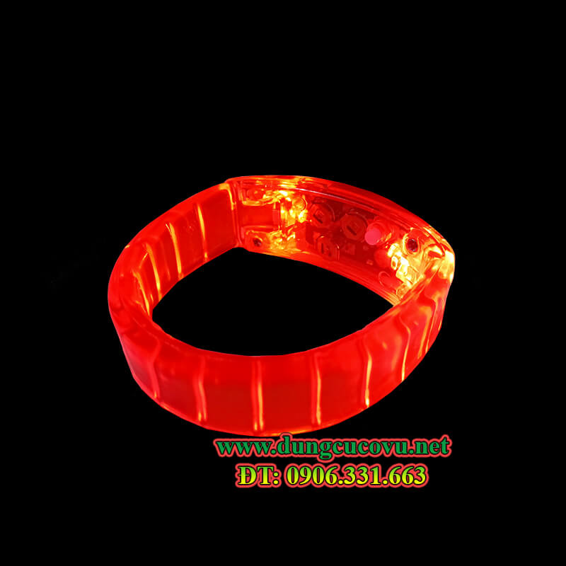 vòng tay đèn led dán logo