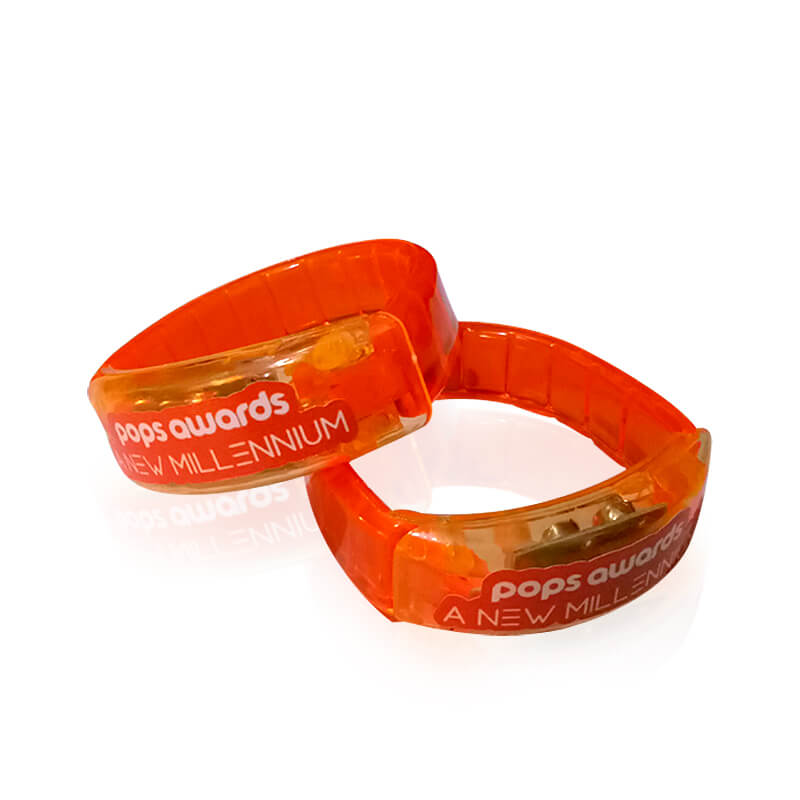vòng tay led in tem logo pops awards vòng tay led in tem logo pops awards