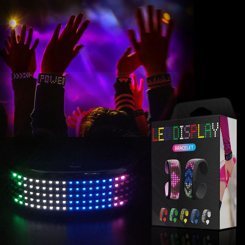 vòng tay led nhiều màu hiển thị 8 chế độ vòng tay led nhiều màu hiển thị 8 chế độ