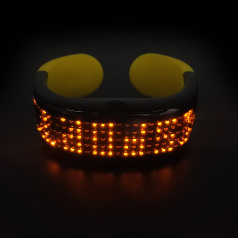 vòng tay led phát sáng vàng màn hình hiển thị 8 chế độ vòng tay led phát sáng vàng màn hình hiển thị 8 chế độ