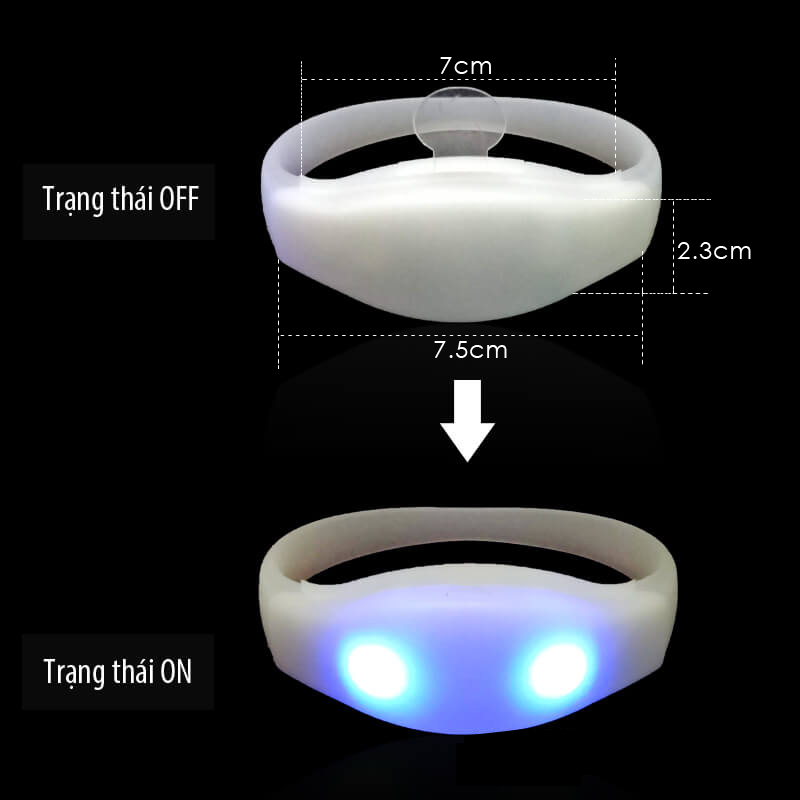 vòng tay led phát sáng vip vòng tay led phát sáng vip