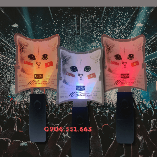 Light stick 2D in logo theo yêu cầu Light stick 2D in logo theo yêu cầu