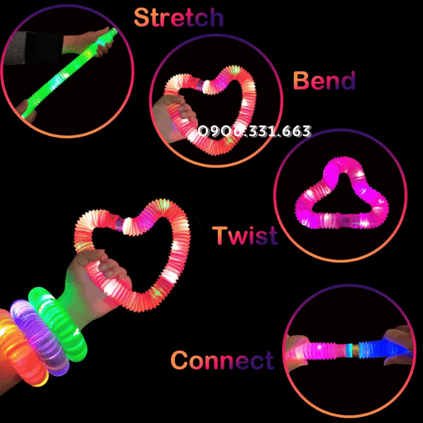 Que phát sáng LED biến hình Que phát sáng LED biến hình