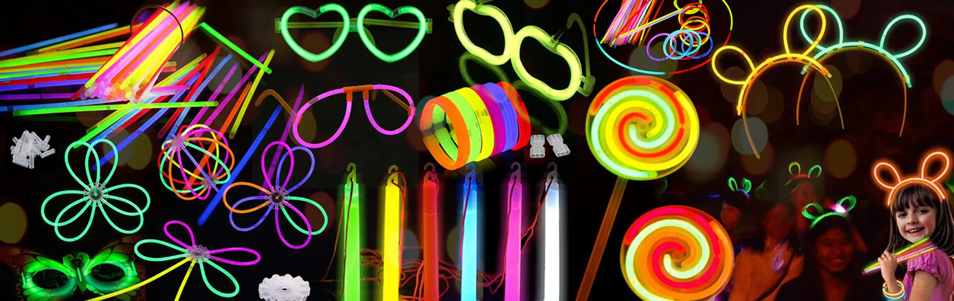 Que dạ quang phát sáng glow stick