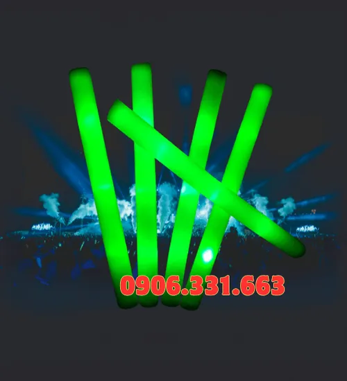 Gậy Cổ Vũ Xốp Xanh Lá 3 Chế Độ