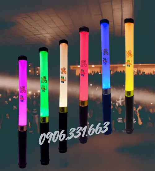 Light Stick LED In Logo Màu – “Vũ Khí” Tỏa Sáng Cho Thương Hiệu Trong Đêm