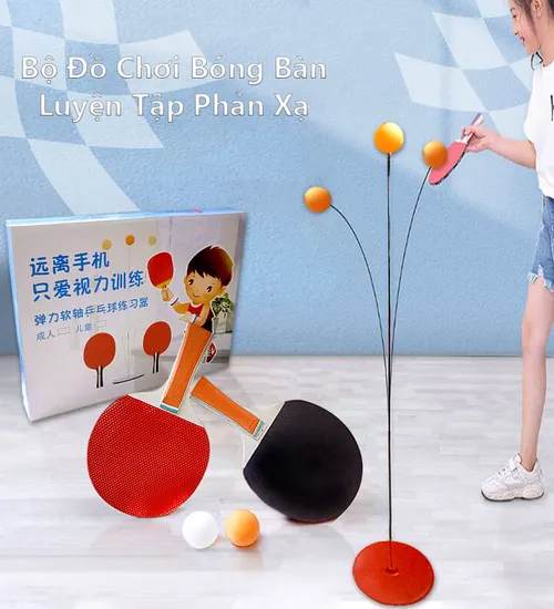 Bộ đồ chơi bóng bàn tập phản xạ