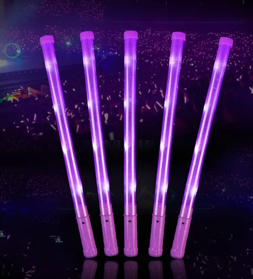 Cây cổ vũ phát sáng led tím 46cm