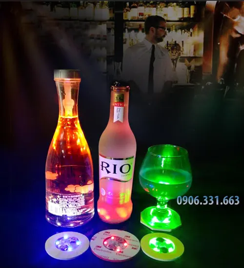 Đế lót ly phát sáng led