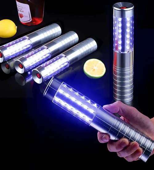 Đèn led trang trí chai rượu vỏ trắng led trắng