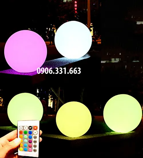Đèn led trang trí sân vườn có điều khiển từ xa 60cm