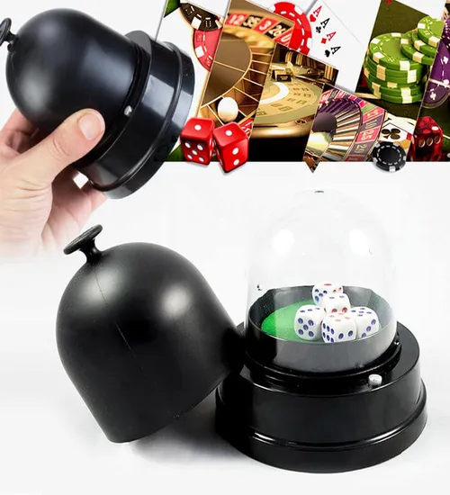 Đồ chơi lắc xí ngầu chạy pin, tặng kèm 05 viên xúc xắc