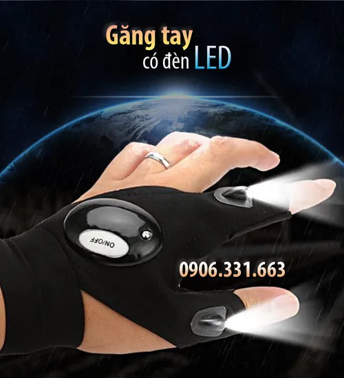 Găng tay có đèn led