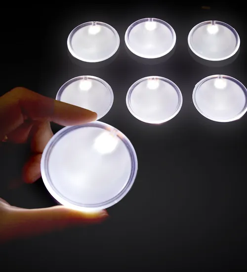 Huy hiệu led trắng