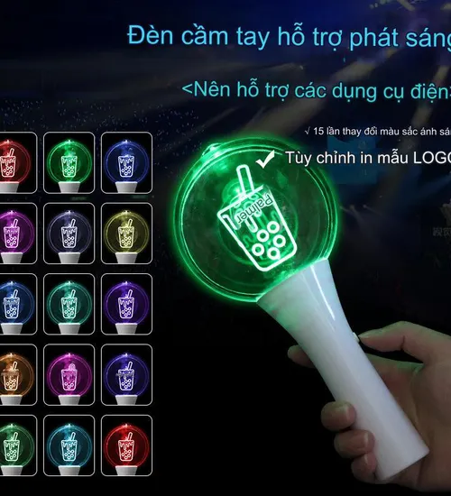 In lightstick 3D không xoay – Giải pháp tiết kiệm cho sự kiện