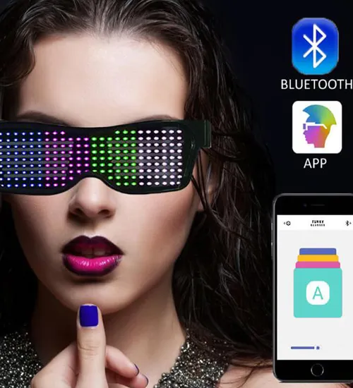 Kính bluetooth có đèn led