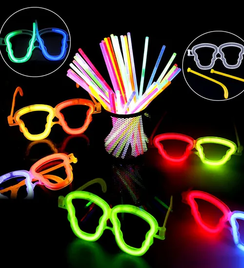 Mắt kính phát sáng dạ quang hình đầu lâu