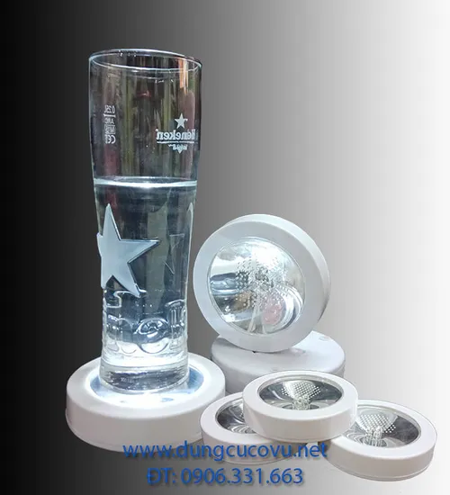 Miếng lót ly led trắng
