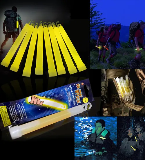 Que dạ quang phát sáng vàng - Glowstick