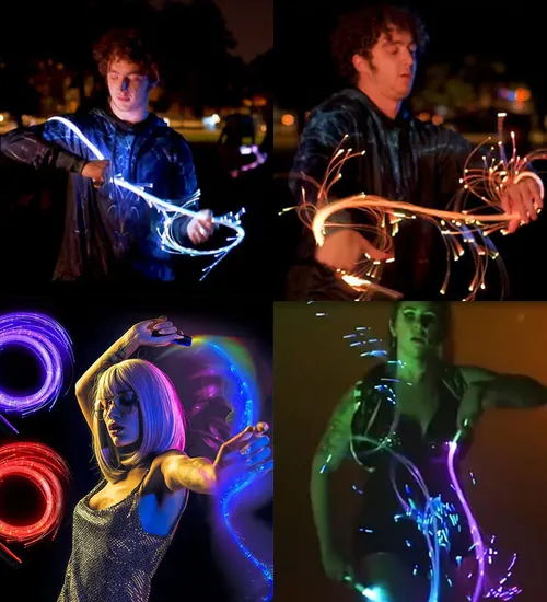 Roi sợi quang biểu diễn