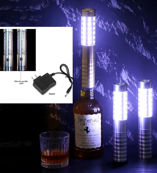 Thanh chụp đầu chai rượu led trắng