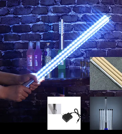 Thanh chụp đầu chai rượu phát sáng led trắng (Bigsize)