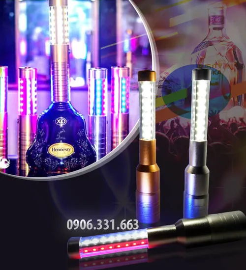 Thanh chụp đầu chai rượu phát sáng led