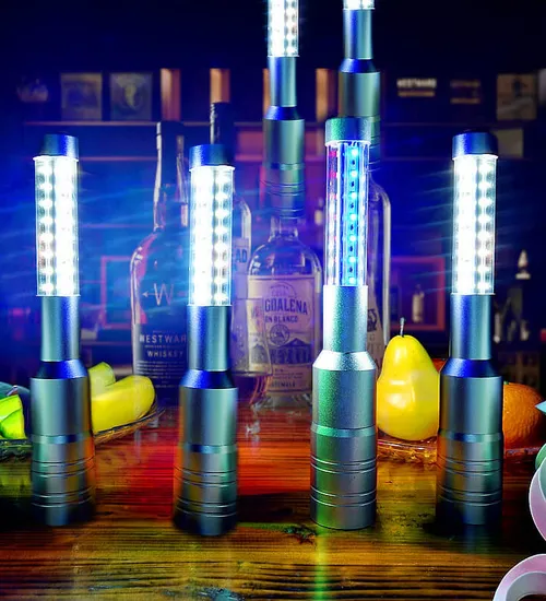 Thanh led chụp đầu chai rượu vỏ trắng led trắng