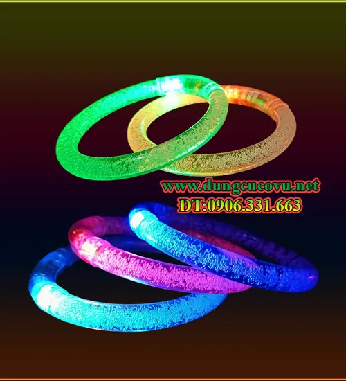 Vòng đeo tay led bọt biển trắng