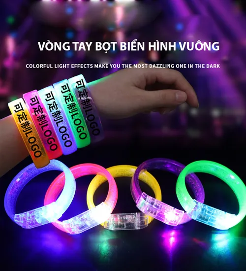 Vòng tay bọt biển mặt vuông