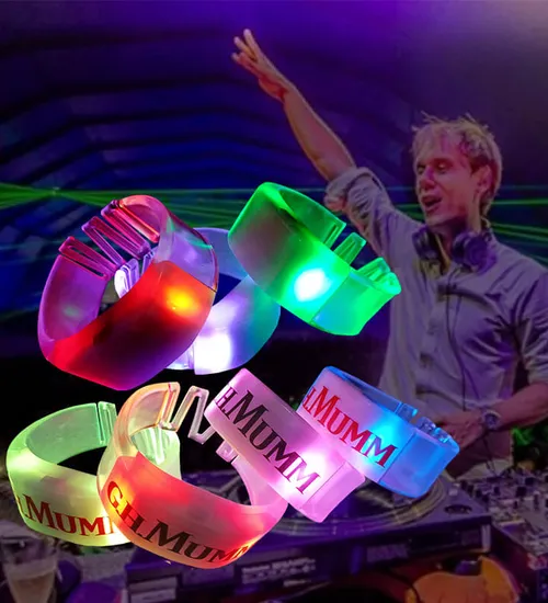 Vòng tay led dán decal