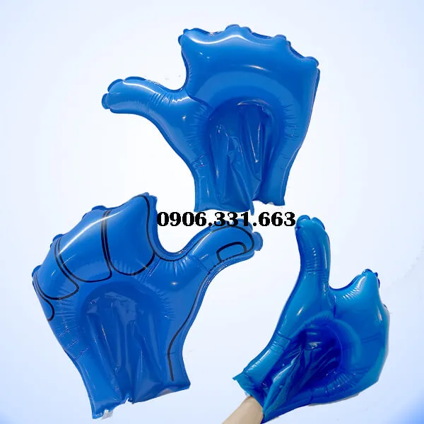 Bóng đập bàn tay cổ vũ xanh dương