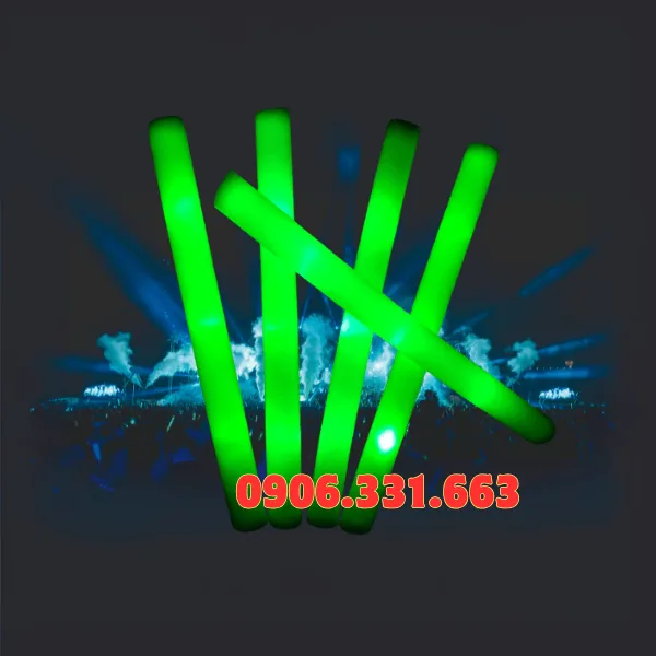 Gậy Cổ Vũ Xốp Xanh Lá 3 Chế Độ