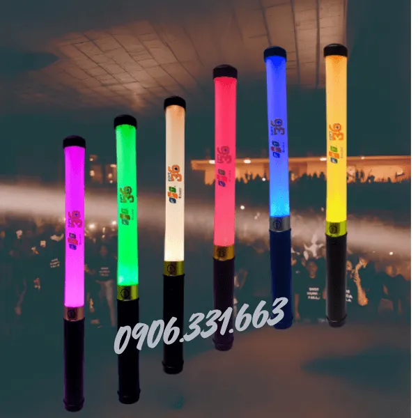 Light Stick LED In Logo Màu – “Vũ Khí” Tỏa Sáng Cho Thương Hiệu Trong Đêm