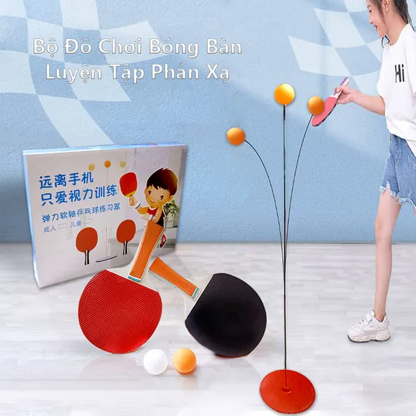 Bộ đồ chơi bóng bàn tập phản xạ