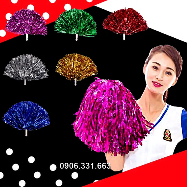 Bông tua cổ vũ ánh kim