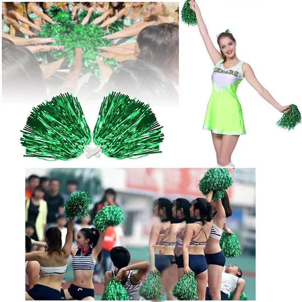 Bông tua cổ vũ xanh lá