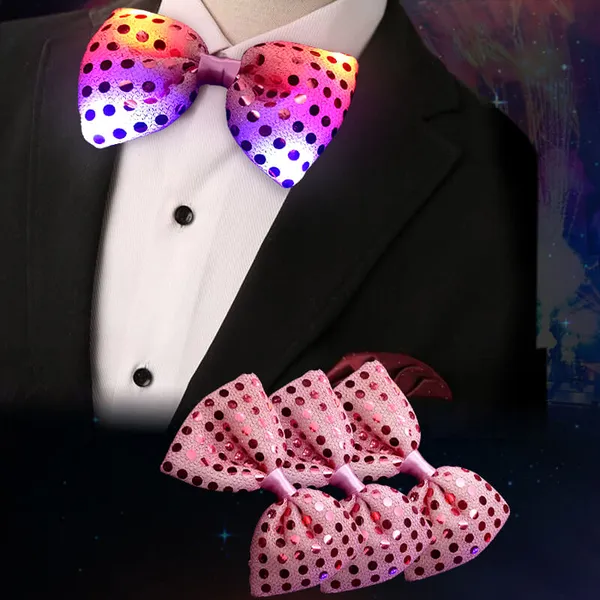 Cà vạt nơ có gắn đèn led