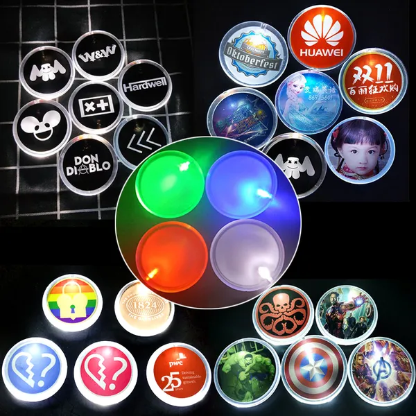 Đặt làm huy hiệu cài áo phát sáng led